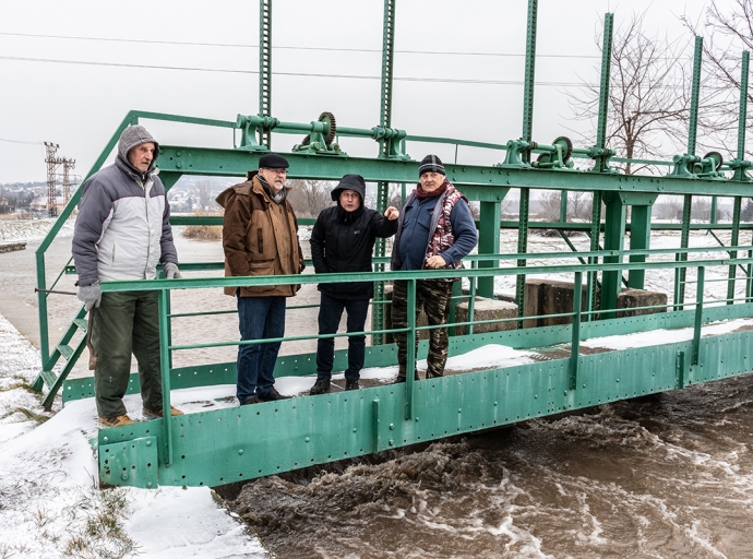 Vízszintemelkedés és zord téli idő