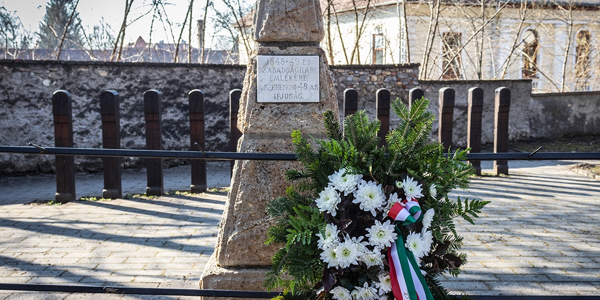 Március 15-re emlékeztek