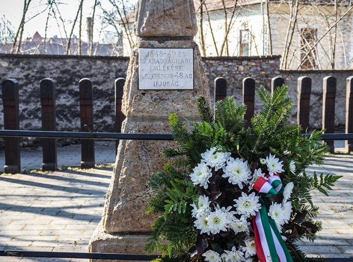 Március 15-re emlékeztek