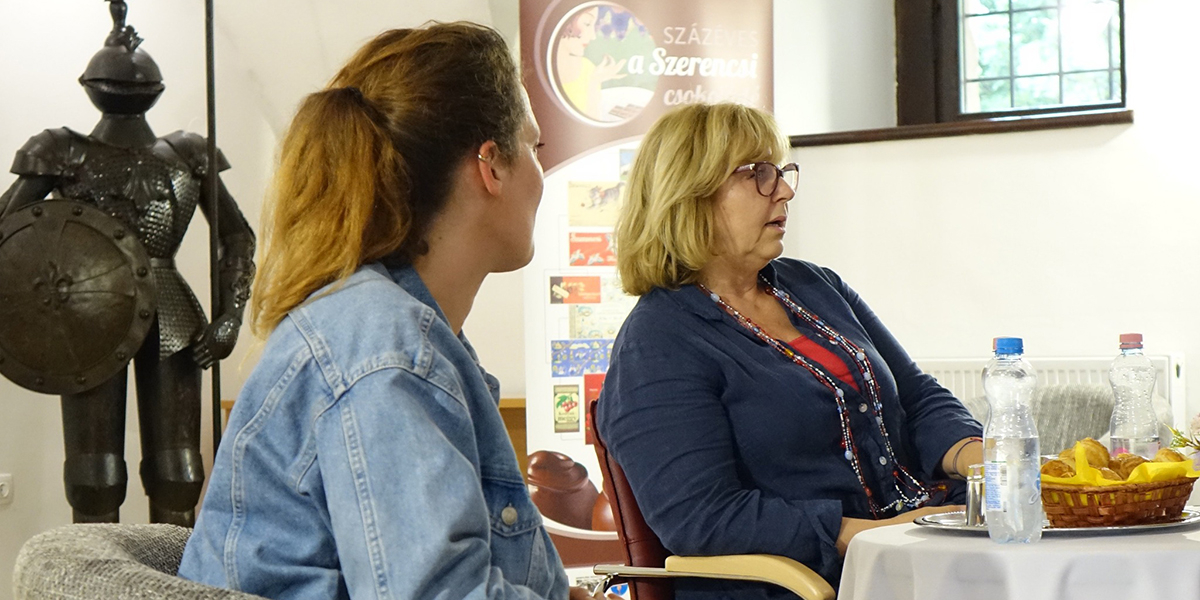 Író-olvasó találkozó a könyvtárban