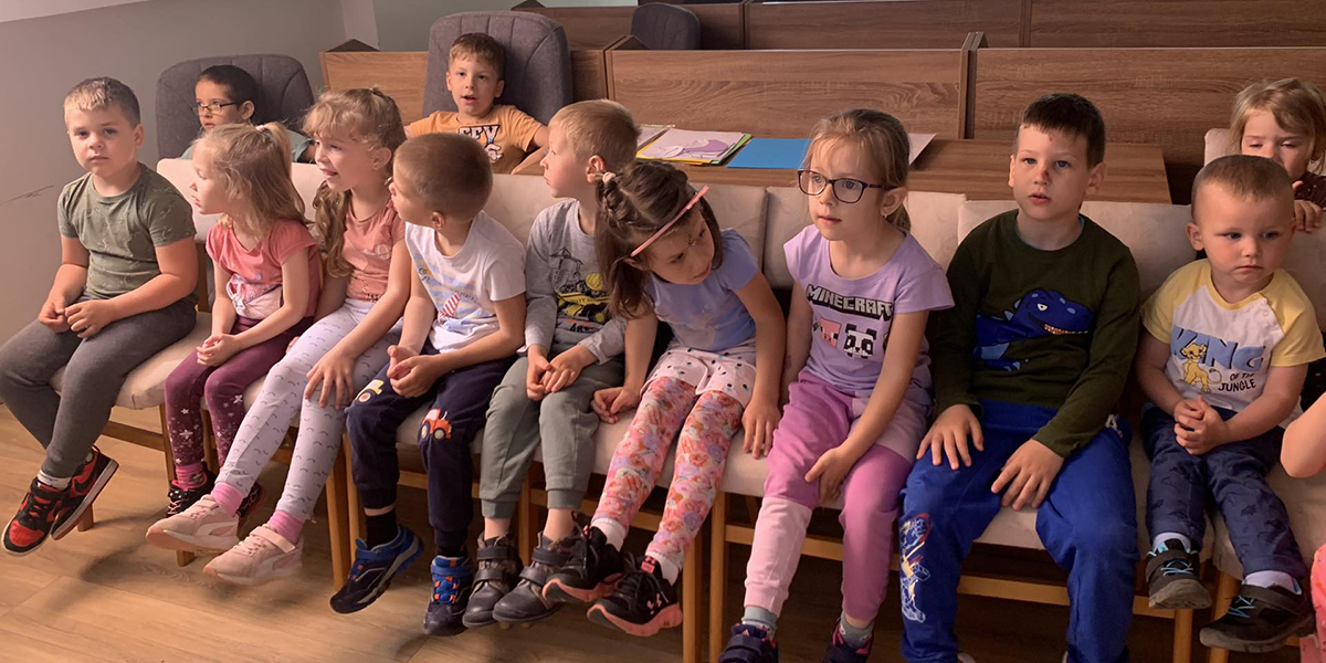 Református óvodások könyvtárlátogatáson