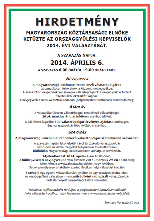 Választás 2014