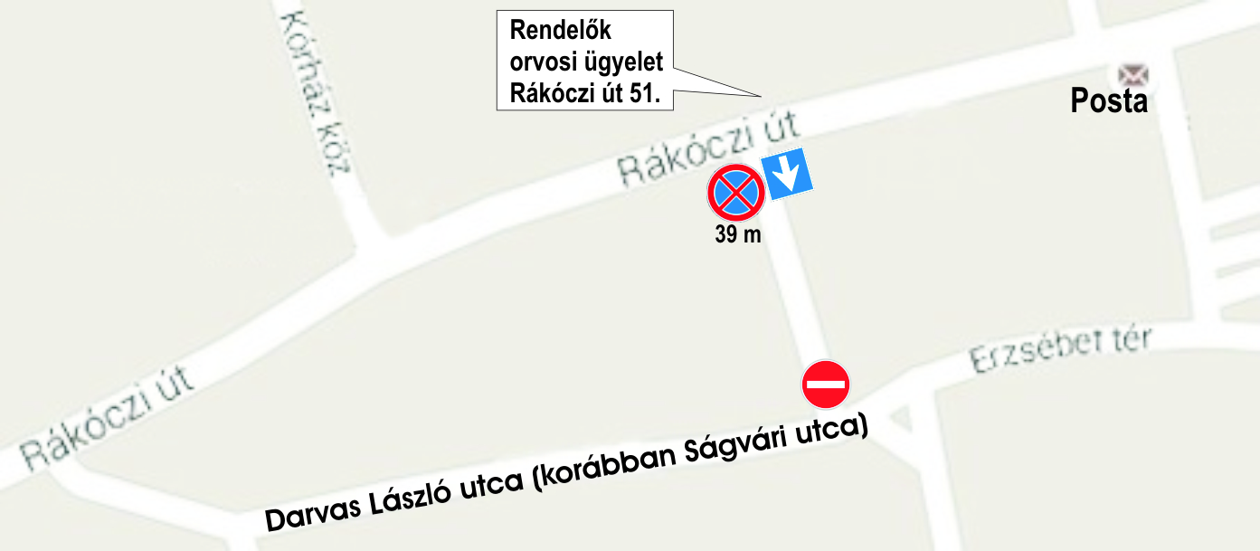 Darvas László utca egyirányú